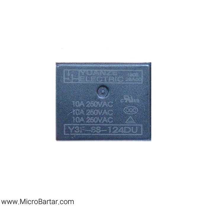 Y3F-SS-124DV-24V-10A-Silver رله Y3F-SS-124DV 24V 10A Silver Plate - Image 1