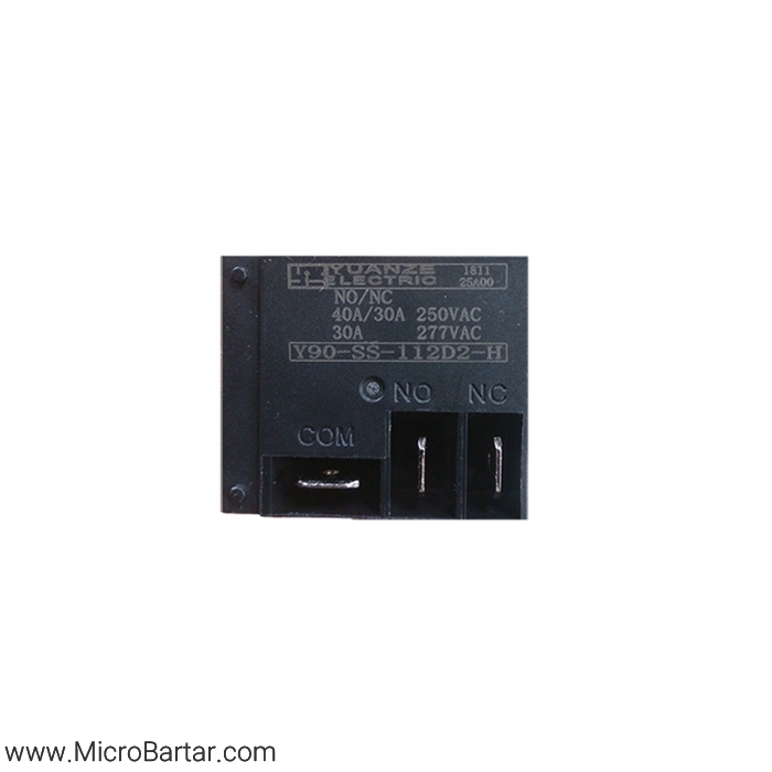 Y90-SS-112D2-H-12V-30A-Silver رله Y90-SS-112D2-H 12V 30A Silver Plate - Image 1
