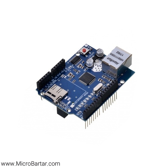 Arduino-W5100-Shield شیلد شبکه Arduino W5100 - Image 1