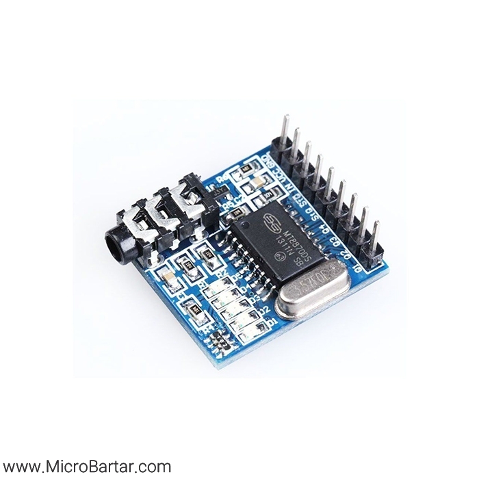 DTMF-MT8870-Audio-Decoder-Module ماژول MT8870 دریافت کدهای DTMF - Image 1