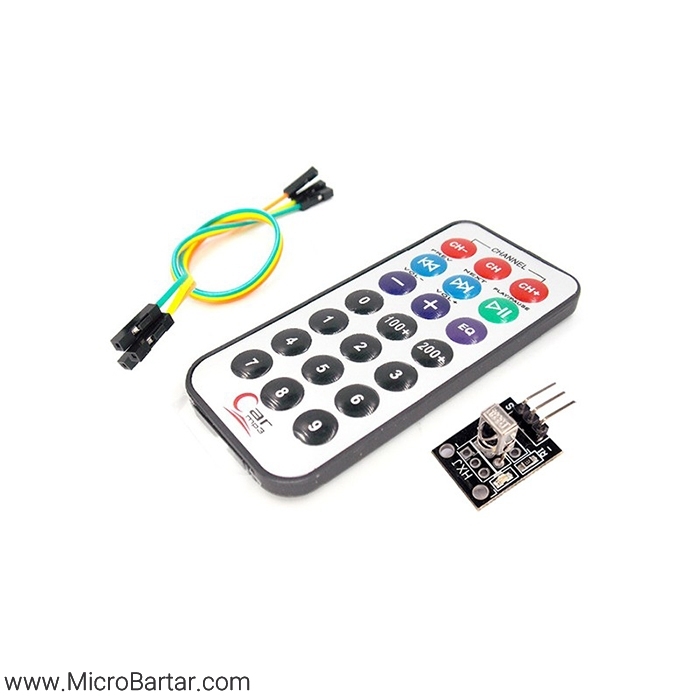 IR-Transmitter-With-Remote ماژول فرستنده گیرنده IR با ریموت کنترل مادون قرمز Transmitter - Image 1