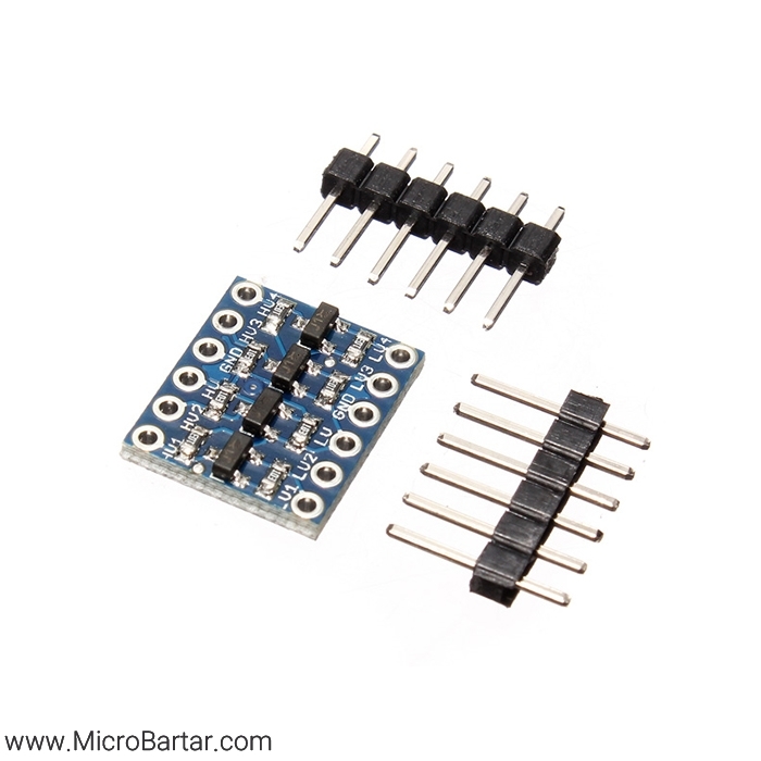 Logic-Level-Converter-3v-to-5.5v ماژول مبدل سطح منطقی 5.5 - 3 ولت - Image 1