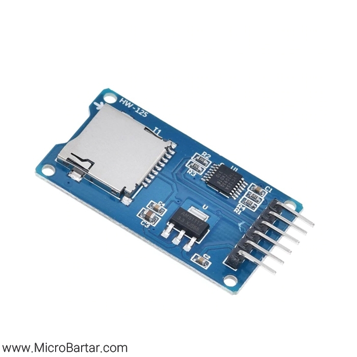 Micro-SD-TF-module ماژول کارتخوان میکرو SD - ماژول میکرو اس دی Micro-SD/TF - Image 1