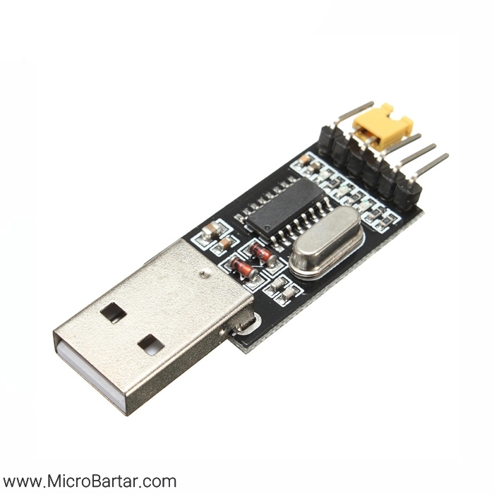 USB-TO-COM-TTL-Chip-CH340G-Module ماژول USB به سریال CH340G - Image 1