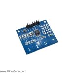 ماژول تاچ پد 1x4 کاراکتری Arduino Touch Pad Matrix تراشه TTP224