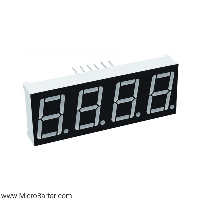 7segment-4digit Seven Segment 4Digit 50x20 Red Cathode - Image 1