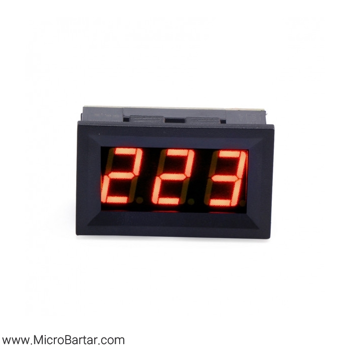 Digital-Voltage-Monitor-Meter-AC-70-380V ولتمتر پنلی AC مناسب ولتاژ 70-380 ولت - Image 1