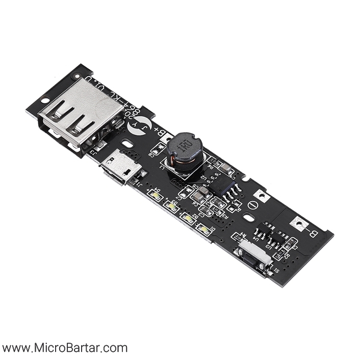 KC-864-Power-Bank-Module ماژول پاوربانک تک خروجی ۲ آمپر - Image 1