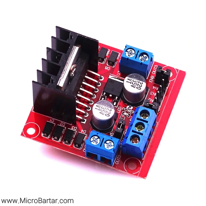 L298-DC-Motor-Driver-Module ماژول درایور موتور L298 - Image 1