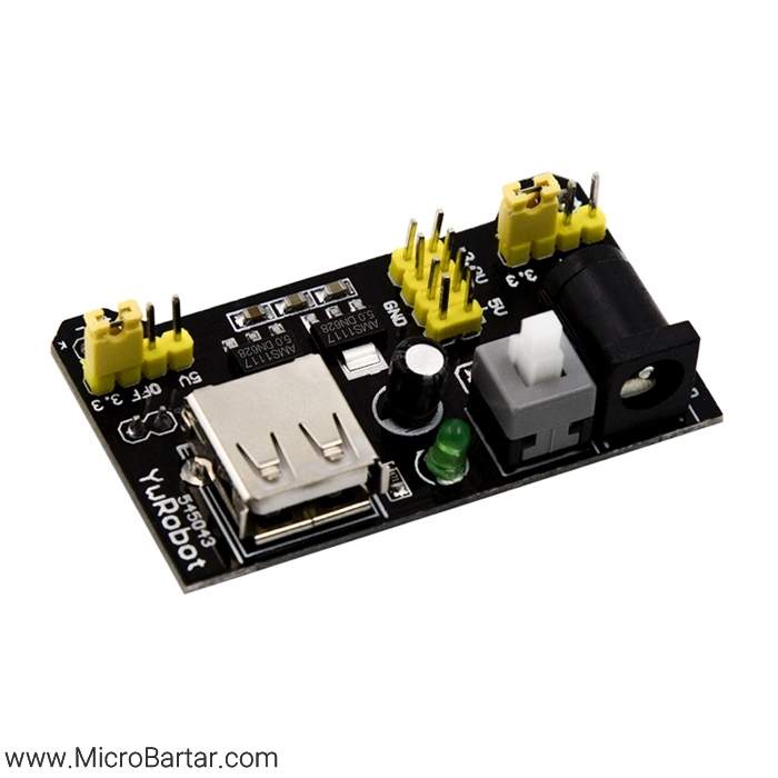 MB-102-Breadboard-Power ماژول تغذیه برد بورد MB-102 - Image 1