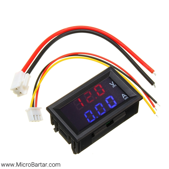 Panel-Voltmeter-Ampermeter-10A-99V ولتمتر/آمپرمتر پنلی 10A/99V - Image 1