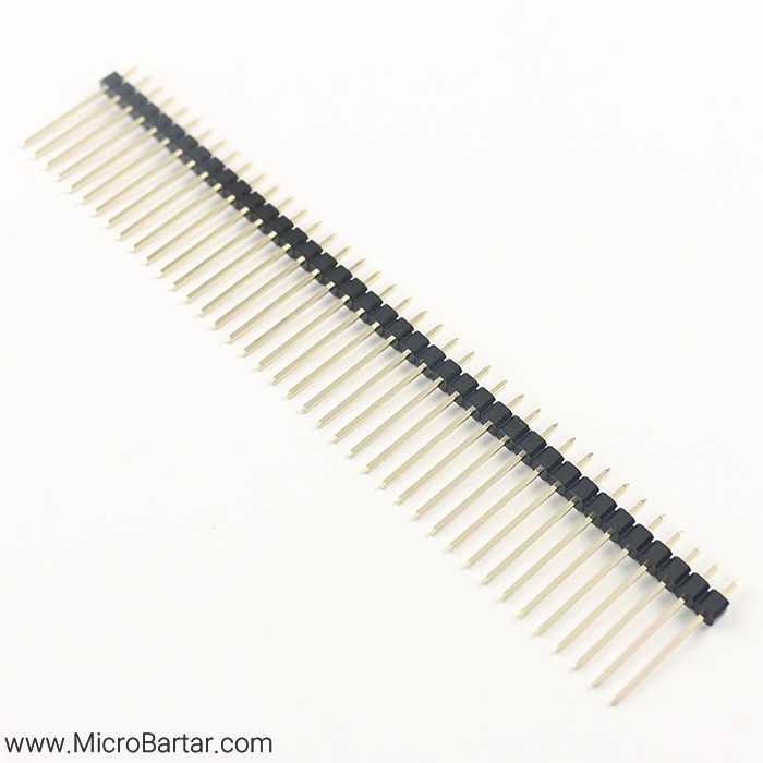 Pin-Header-1x40-Male-21mm Pin Header 1*40 Male 21mm - Image 1