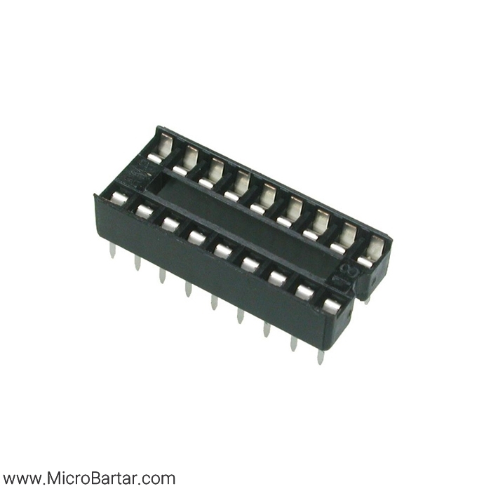 Socket-IC-18-Pin سوکت آی سی 18 پایه - Image 1
