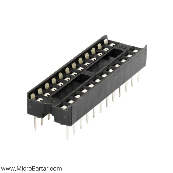Socket-IC-24-Pin سوکت آی سی 24 پایه - Image 1