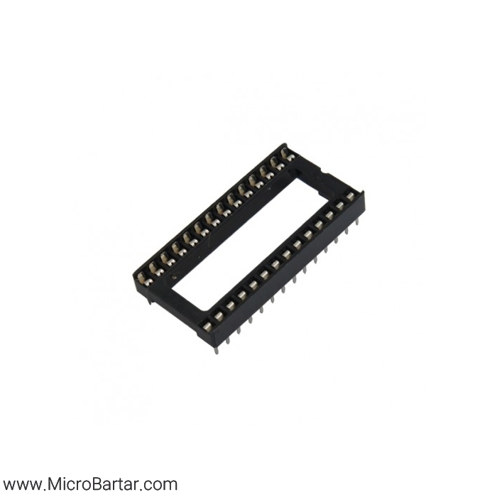 Socket-IC-28-Pin-Wide سوکت آی سی 28 پایه پهن - Image 1