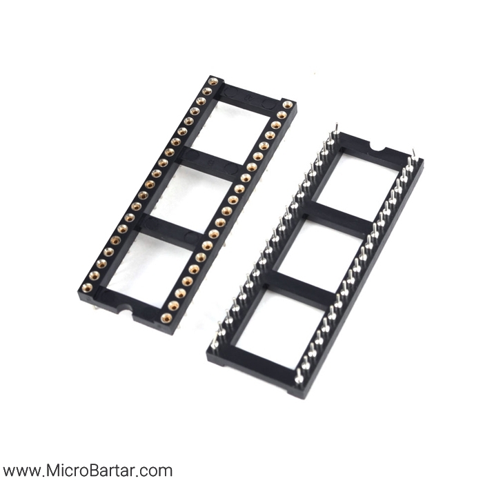 Socket-IC-40-Pin-Round سوکت آی سی 40 پایه نظامی - Image 1