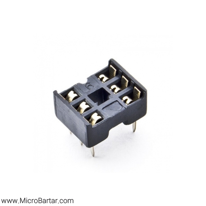 Socket-IC-6-Pin سوکت آی سی 6 پایه - Image 1