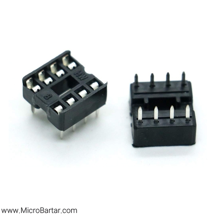 Socket-IC-8-Pin سوکت آی سی 8 پایه - Image 1