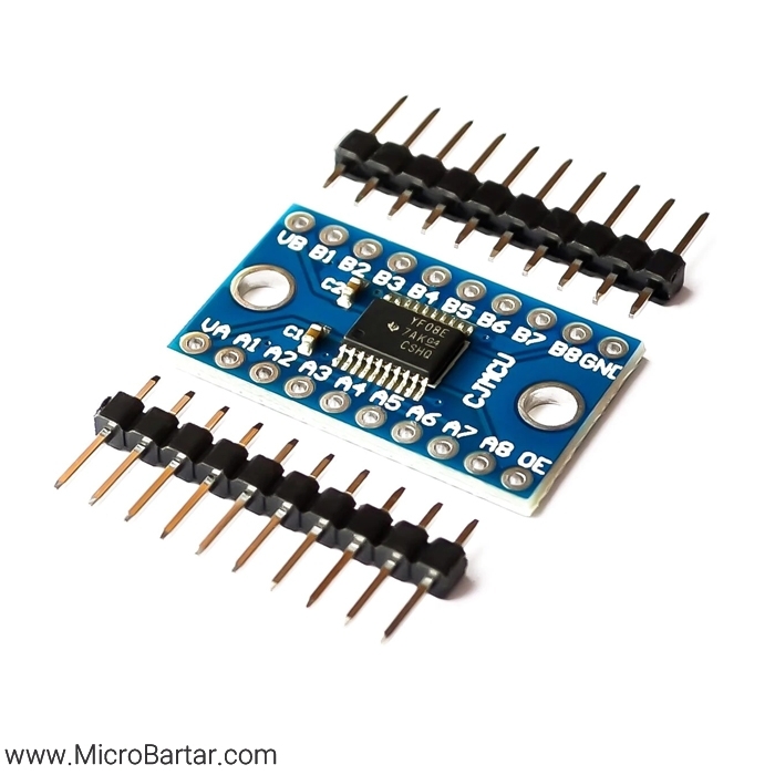 TXS0108E-Module مبدل سطح ولتاژ TXS0108E دو طرفه 8 بیتی - Image 1
