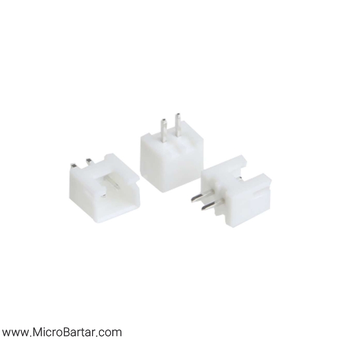 XH-2-Pin-Male-Connector کانکتور XH-2Pin نری صاف - Image 1