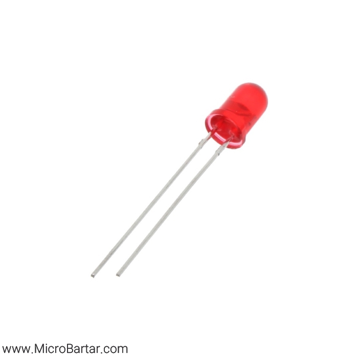 Led-5mm-Red ال ای دی قرمز خودرنگ 5mm - Image 1