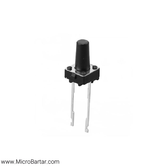 Tact-Switch-2Pin-6x6x10 Micro Switch 2P 6x6x10 - Image 1