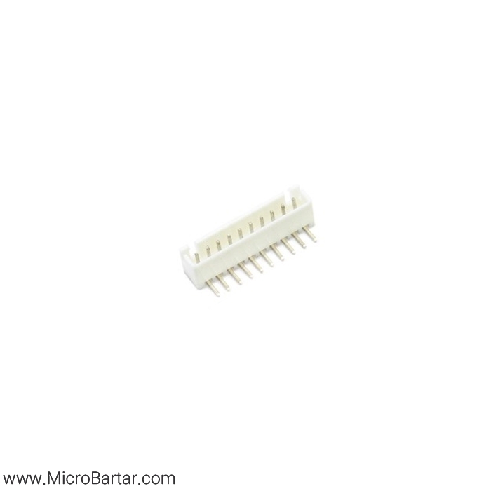 XH-10-Pin-Male-Right-Connector کانکتور XH-10Pin نری رایت - Image 1