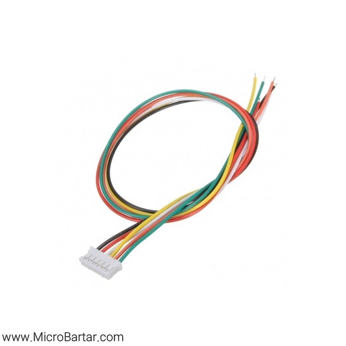 XH-6-Pin-Female-with-Wire-Connector کانکتور XH-6Pin مادگی سیم دار - Image 1