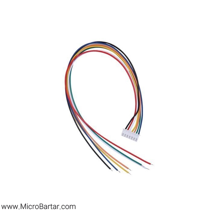 XH-7-Pin-Female-with-Wire-Connector کانکتور XH-7Pin مادگی سیم دار - Image 1