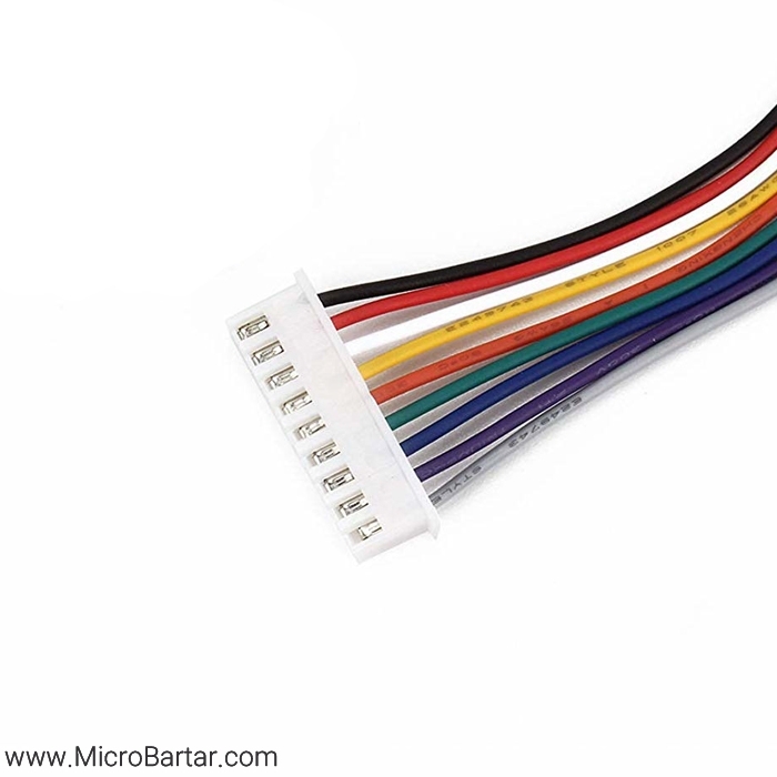XH-9-Pin-Female-with-Wire-Connector کانکتور XH-9Pin مادگی سیم دار - Image 1