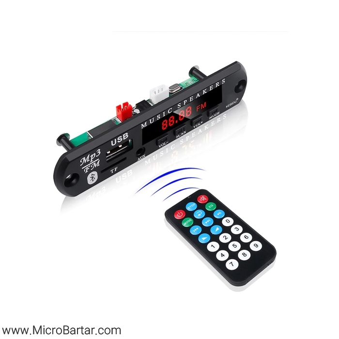 Panel-Mp3-Player-Bluetooth-Module ماژول MP3 پلیر پنلی به همراه بلوتوث - Image 1