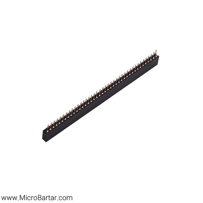Pin-Header-1x40-Female-1.27mm Pin Header 1*40 Female 1.27mm - Image 1