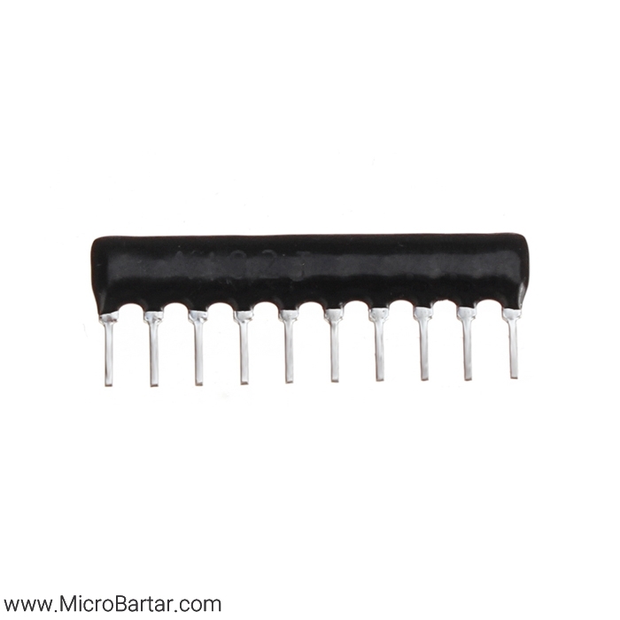 Array-SIP10 مقاومت آرایه ای 2.2K-SIP10 - Image 1