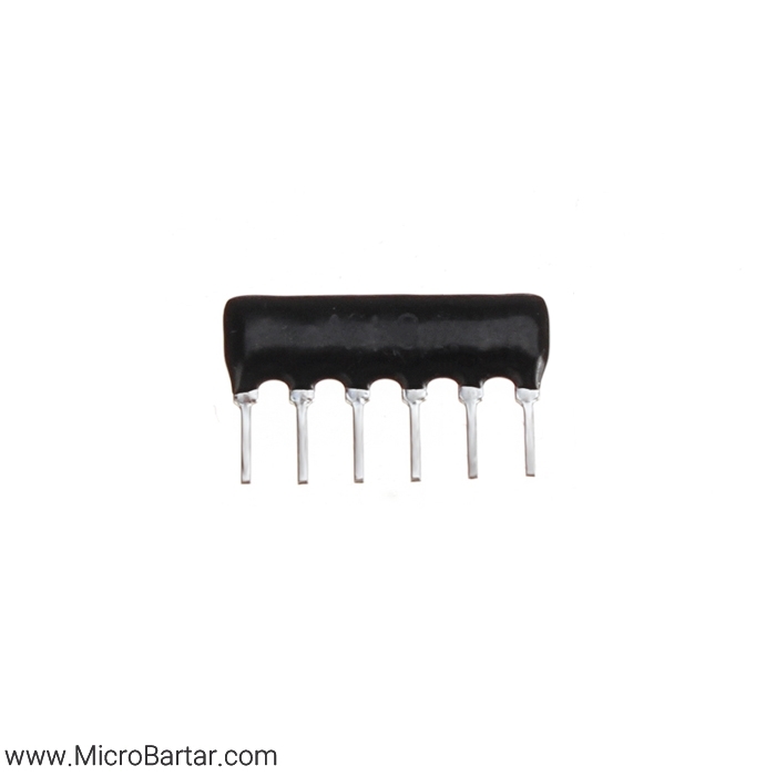 Array-SIP6 مقاومت آرایه ای 33K-SIP6 - Image 1