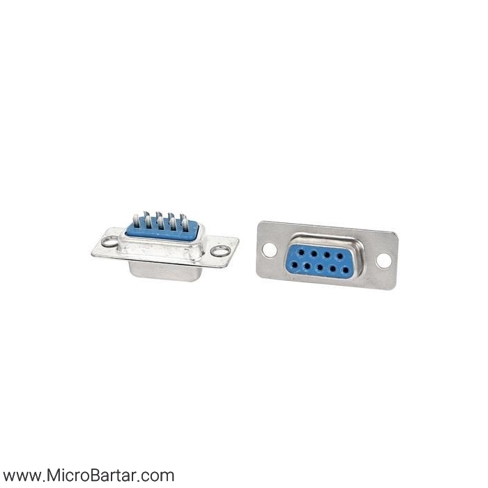 DB9-Female-Head-Welding-Socket سوکت DB9 مادگی - Image 1