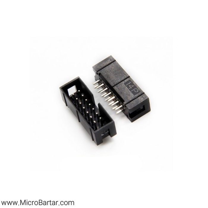 IDC-Box-2x7 سوکت IDC Box نری 2x7P صاف - Image 1