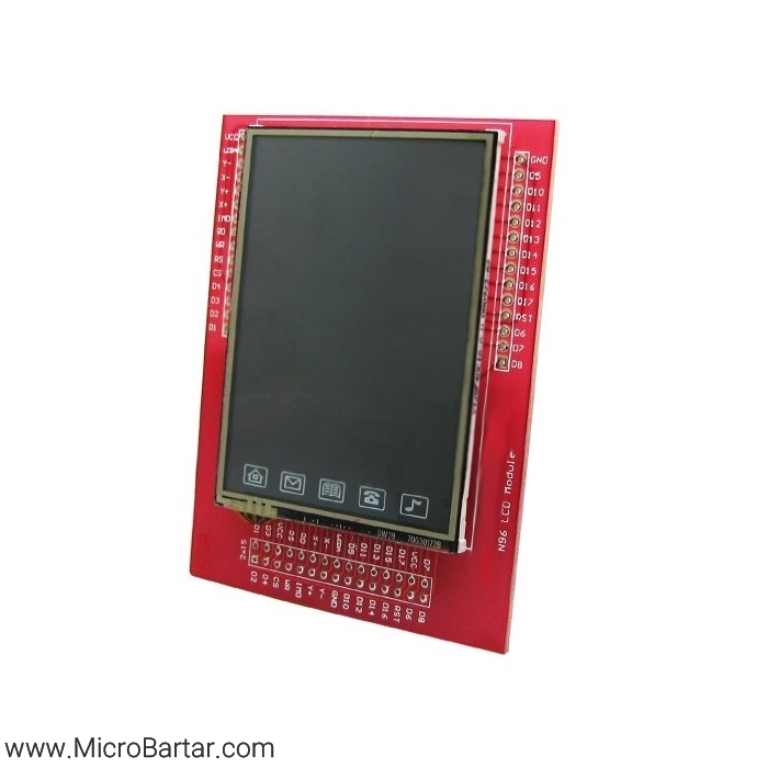 lcd-n96-module ماژول LCD N96 رنگی 2.8 اینچ به همراه تاچ اسکرین - Image 1