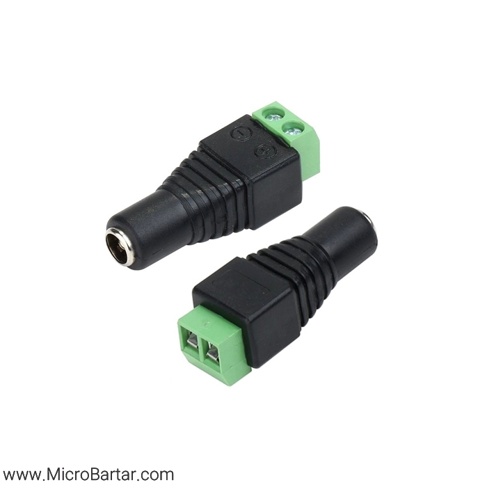 Female-DC-Power-Jack-Adapter-Connector-Plug فیش آداپتور DC سوکتی - Image 1
