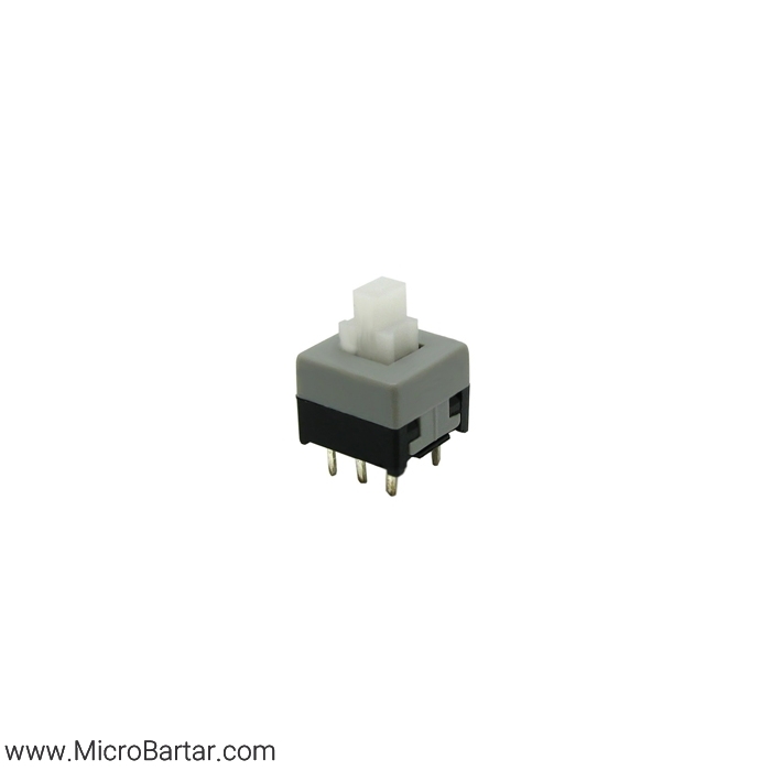 Momentary-6Pin-Push-Button کلید فشاری 2 حالته 6 پین - Image 1
