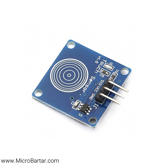 TTP223-Capacitive-Touch-Sensor-Module ماژول سنسور لمسی Touch Pad - Image 1