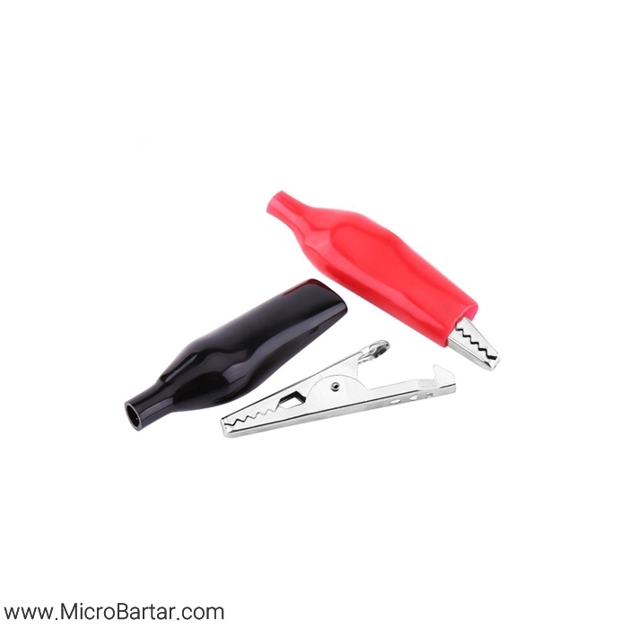 Crocodile-Clips-Electrical-Clamp گیره سوسماری بزرگ - Image 1