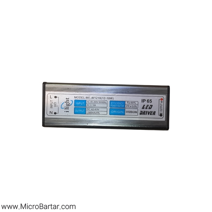 ME-W1218-12-18W-LED-Driver ال ای دی درایور ME-W1218 12-18W - Image 1