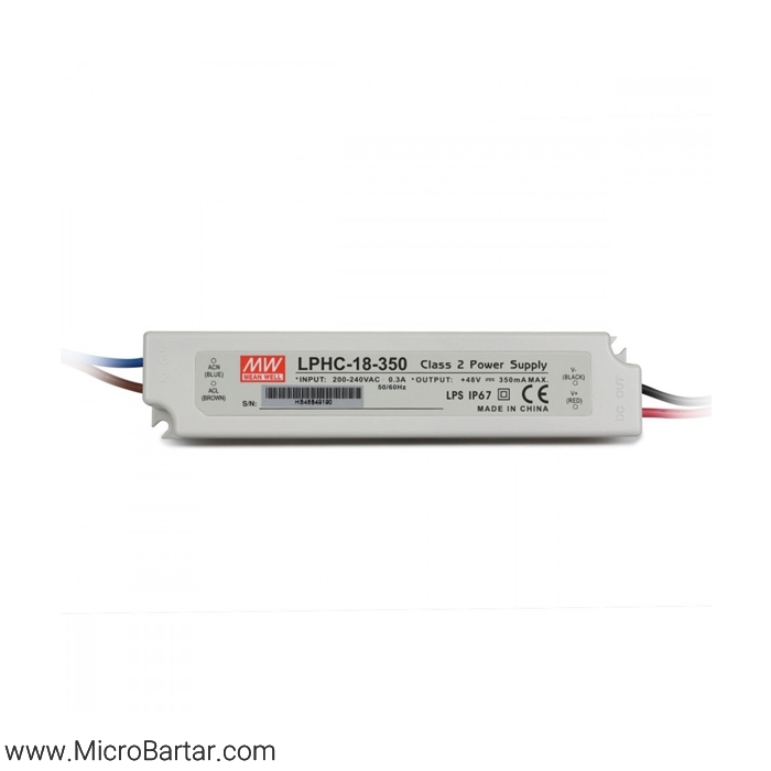 Mean-Well-LPHC-18-350-Led-Driver-18w ال ای دی درایور Mean Well LPHC-18-350 18w - Image 1