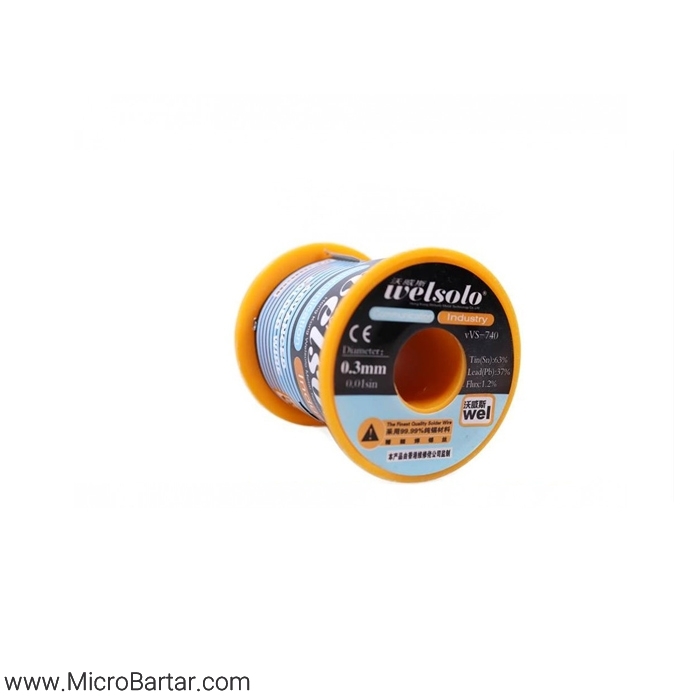 Welsolo-VVS-740-0.3mm سیم لحیم Welsolo VVS-740 0.3mm - Image 1
