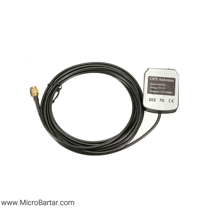 gps-antenna آنتن اکتیو GPS Active با طول 3 متر - Image 1