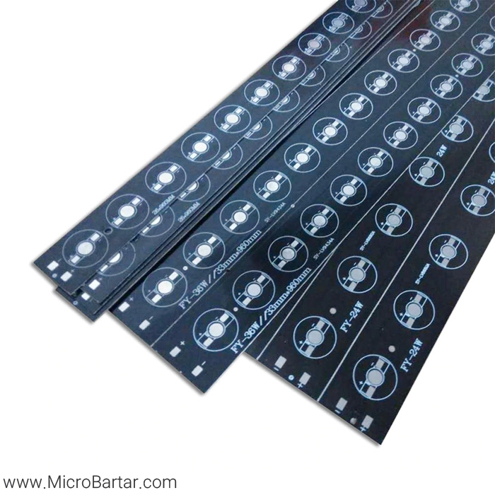 LED-PCB-WALLWASHER PCB یک متری 24 وات 3.3 سانتیمتری - Image 1