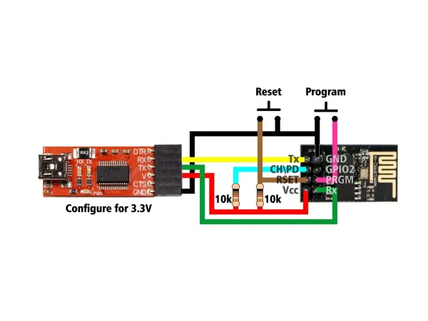 AI-Thinker ESP8266 ESP-01