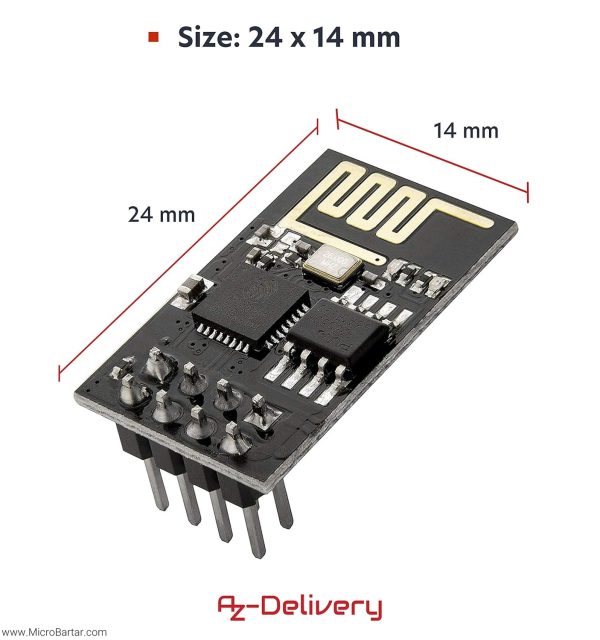 ماژول ESP-01S دارای هسته وایفای ESP8266 برند china - Image 3